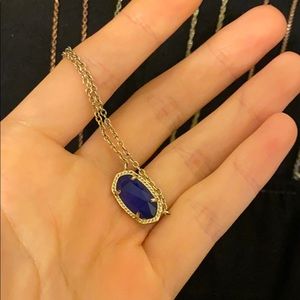 Kendra Scott Elisa Blue Necklace